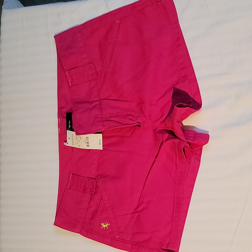 Express pink shorts